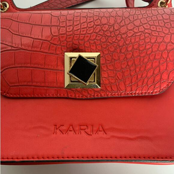 Karia Red Crossbody bag - Picture 2 of 7